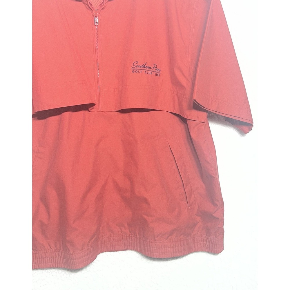 Southern Pines Golf Club NC, Red Weatherproof Garment Men's L Golf Rain Jacket - Picture 3 of 13